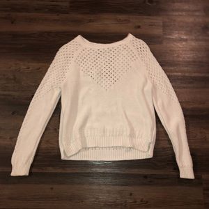 Cream Sweater with Intricate Detailing